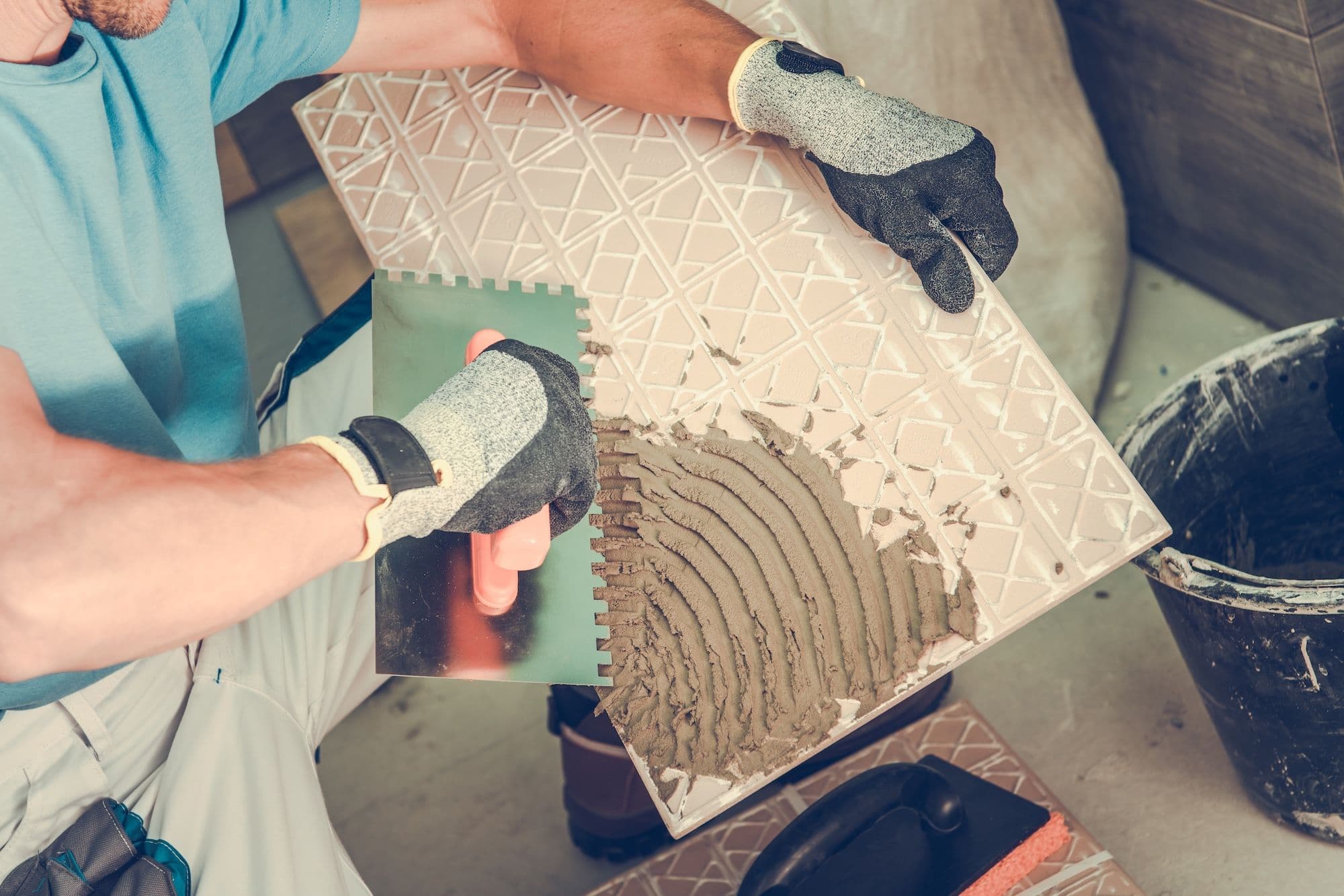Tile Adhesive Coverage Techniques