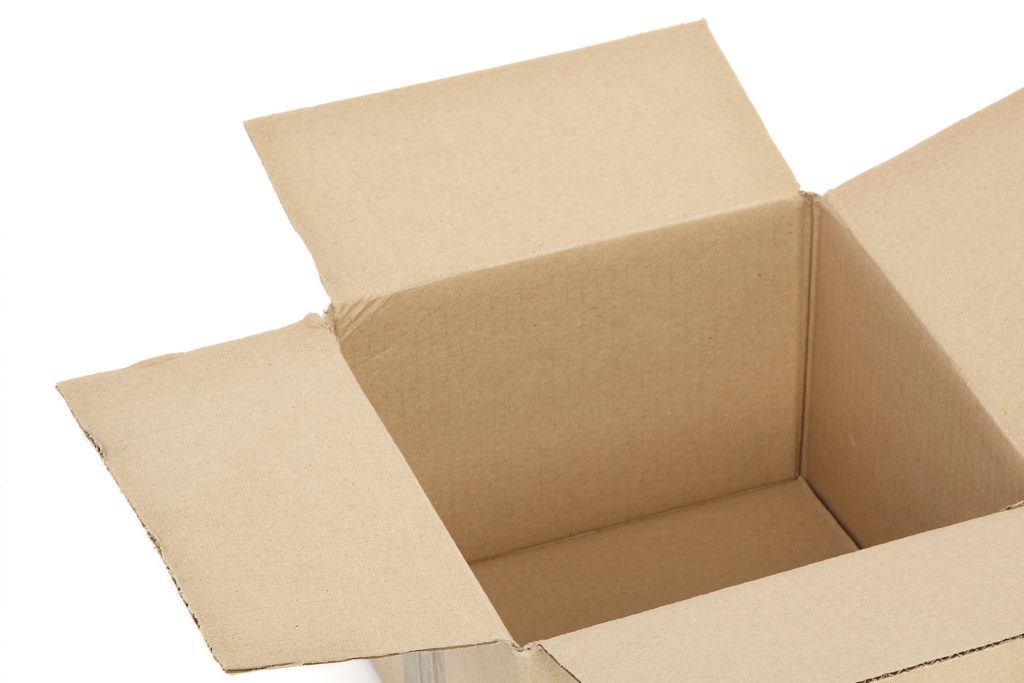 Fully recyclable cardboard boxes