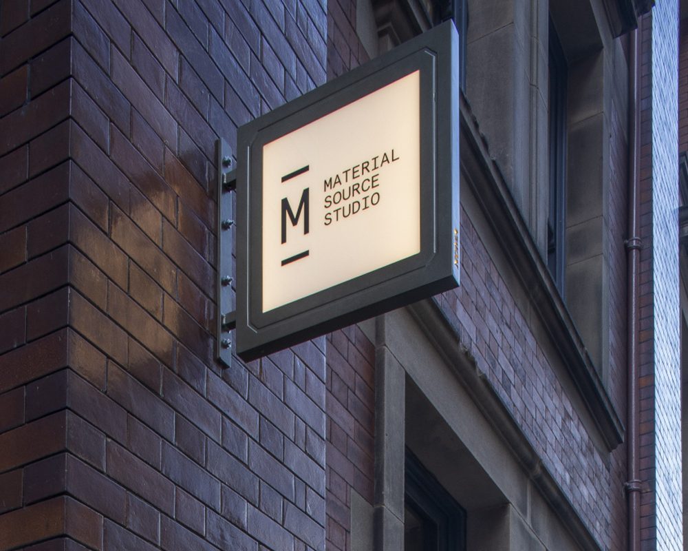 Material Source Studio Scotland Sign